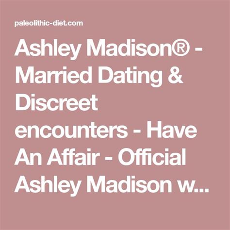 Affairs & Discreet Married Dating :: Ashley Madison®